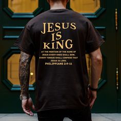 "Christian  Sweatshirt Aesthetic, Bible Sweatshirt, Christian Crewneck, Bible Verse Hoodie, Bible Verse Sweater, Jesus Lover Shirt, Jesus is king 🕊 Thanks for choosing us. You are welcome to our Store. Our unisex Christian Sweatshirt, Christian Hoodie, and Christian T-shirt are made with love and devotion. Whether you're looking for a unique Christian gift for a loved one or something special for yourself, our Faith-inspired products are perfect. Shop Now for a unique blend of fashion and faith. 🛍️ 🌟 How To Order 1.Select the Colour you want. 2.Choose the Size. 3.Choose the quantity you'd like to purchase. 4.Click \"Add to Cart.\" If you want to buy more than one item, simply go back to the product and repeat the steps and proceed to checkout  ■Please refer to the product images for det Aesthetic Bible, Christian Crewneck, Jesus Is King, Sweatshirt Aesthetic, Christian Sweatshirt, Lovely Tops, Jesus Is, Christian Clothing, Christian Art