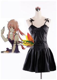 Future Dairy Yuno Gasai Black Cosplay Costume Easy Man Halloween Costumes, The Future Diary, Yuno Cosplay, Yuno Gasai Cosplay, Gasai Yuno, Future Diary, Yuno Gasai, Miku Cosplay, Cosplay Kawaii