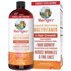 Hair Growth Vitamins, Liquid Multivitamin, Hair Growth Women, Biotin Hair Growth, Chromium Picolinate, Liquid Vitamins, Vitamins For Hair Growth, Supplements For Women, Thicker Hair