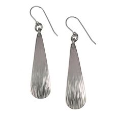 ✨ Sparkle up your look with our Chased Stainless Steel Long Teardrop Earrings! 💎 Only $40.00 for a touch of elegance and sophistication. 😍 Don't miss out on this must-have accessory! 💫 #earrings #jewelry #stainlesssteel #teardrop #chased #fashion #accessories #style #trending #shopnow #glam Handcrafted Earrings, Elegant Accessories, Stainless Steel Earrings, Earrings Collection, Exquisite Design