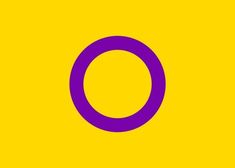 a yellow and purple square with the letter o in it