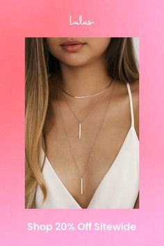 Give them a show in the Lulus Sleek Peek Rose Gold Layered Choker Necklace! Layers of snake chain and dainty rose gold chain with bar pendants make up this eye-catching necklace that provides a flirty touch to every plunging neckline. Lobster clasp closure. Shortest necklace measures 13. 75" long with a 3. 25" extender chain. Longest necklace measures 23" long. Man Made Materials. Imported. Lulus | Sleek Peek Rose Gold Layered Choker Necklace. Minimalist Rose Gold Snake Chain Necklace, Rose Gold Charm Necklace With Delicate Chain For Party, Delicate Rose Gold Charm Necklace For Parties, Feminine Rose Gold Party Necklaces, Party Rose Gold Charm Necklace With Delicate Chain, Minimalist Rose Gold Layered Necklace With Delicate Chain, Trendy Rose Gold Jewelry With Delicate Chain, Minimalist Rose Gold Layered Necklace With Adjustable Chain, Minimalist Rose Gold Snake Chain Jewelry