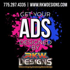 #rkwdesigns #ads #graphicdesign #facebookads #advertisements #customgraphics #websitedesign #fliers #brochures #smallbusiness #startups #getattention Website Design Business, Graphic Design Website, Design Business Cards, Products Design