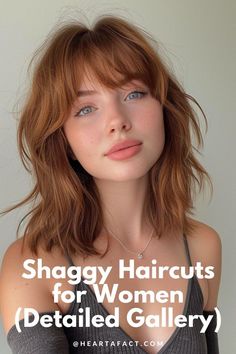 25 Trendy Aesthetic Shaggy Haircuts for Women: Your Ultimate Style Guide | The Best Stylish 25 Shaggy Haircuts for Women (Detailed Gallery) Shaggy Haircuts For Women, Shaggy Haircut, Medium Shaggy Hairstyles, Braided Dreadlocks, Shaggy Long Hair, Womens Haircuts Medium, Shaggy Haircuts, Long Hair Video, Shoulder Length Hair Cuts