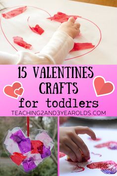 valentine's crafts for toddlers that are fun and easy to do with the kids