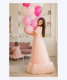 Matching Mother Daughter Dress, Blush Pink Dress, Christening Dress Blush matching party tulle outfits for birthday party and any special occasion. Dresses are made of velour and soft tulle. Dresses are fully lined with cotton Adult dress has short sleeves, is floor length tutu dress. Dress is fully lined, has zipper on backside. Girl dress is tutu tulle dress with cap sleeves. Dress is fully lined, has zipper on backside. CUSTOMISATION AND SIZES Dresses can be tailored in different colors, just Pink Maternity Gown, Cake Smash Dress, Tulle Outfit, Dress Blush Pink, Blush Pink Dress, Daughter Dress, Mother Daughter Dresses Matching, Girls Tulle Dress, Vestidos Color Rosa