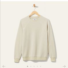 Feat Blanketblend Oatmeal Color Crew Neck Brand New With Tags. Size Medium Off White Crewneck, Cream Relaxed Fit Sweatshirt For Everyday, Relaxed Fit Cream Sweatshirt For Everyday, Everyday Cream Crew Neck Sweatshirt, Casual Long Sleeve Oatmeal Sweater, Everyday Neutral Crew Neck Sweater, Cozy Cotton Sweater In Neutral Color, Cozy Cream Cotton Sweatshirt, Cozy Neutral Cotton Sweater