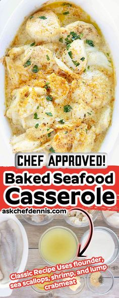 Baked Seafood Casserole Crab Shrimp Scallop Recipes, Seafood Bubbly Bake, Scallops Shrimp Recipe Dinners, Beach Seafood Recipes, Seafood Casserole Pioneer Woman, Seafood Pasta Recipes Crab Meat, Shrimp And Crab Casserole Recipes, Make Ahead Seafood Dishes, Seafood Casserole With Ritz Crackers