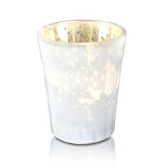 Vintage Mercury Glass Candle Holder (3.25-Inch, Katelyn Design, Column Motif, Pearl White) - For Use with Tea Lights - For Home Decor, Parties and Wedding Decorations - PaperLanternStore.com - Paper Lanterns, Decor, Party Lights & More Mercury Glass Candle Holders, Glass Tealight Candle Holders, Mercury Glass Votives, Glass Votive Candle Holders, Reception Tables, Mercury Glass Ornaments, Glass Candle Holder, Glass Votive, Vintage Candle Holders