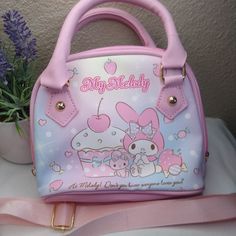 New My Melody Hand/Crossbody Bag Official Sanrio Brand Approximately 7.75" Long 6.5" Wide Leather Like Material Anyway Questions Please Contact Me New With Tags My Melody Kawaii Sanrio Anime Collectibles Sanrio Bags, Hello Kitty Purse, Baseball Bag, Kawaii Sanrio, Anime Collectibles, Pink Crossbody Bag, Plush Backpack, Grey Bag, Hello Kitty My Melody