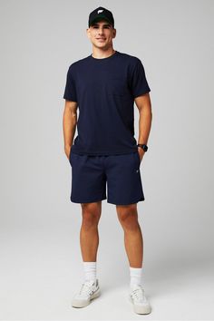 The Streamline 2-Piece Outfit FL2 blue/blue male Activewear >> Mens >> Outfits regular Mens Short Fashion, Men Home Outfit, Lululemon Men Outfit, Lowkey Boy, Young Mens Fashion Casual, Workout Outfits For Men, Athleisure Outfits Men, Husband Aesthetic, Boyfriend Fashion