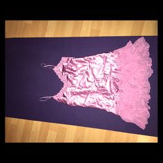 Size Small By Hillard And Hanson Intimates. This Is 100% Silk Item! Brand New Never Been Worn. The Silk Is Shiny And A Mauve Pink Color All Over. Length Hits Above Knee. Sorry Picture Is A Bit Wrinkly. Feminine Fitted Party Sleepwear, Feminine Party Sleepwear With Spaghetti Straps, Flirty Party Sleepwear With Spaghetti Straps, Pink Satin Camisole, Party Sleepwear With Spaghetti Straps, Pink Summer Party Sleepwear, Sorry Picture, Bra Top Dress, Pink North Face