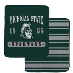 the michigan state spartans blanket is shown