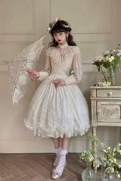 Ivory Elegant Vintage Tulip Multi-Layer Ruffled Classic Lolita Skirt D – LolitaInside Fitted A-line Skirt With Ruffles, Elegant Cream Tiered Skirt Dress, Beige Feminine Skirt With Ruffles, Feminine Beige Ruffled Skirt, Cream Tiered Dress With Ruffle Hem, Fitted Dress With Ruffle Hem And Full Skirt, White A-line Vintage Dress With Ruffles, Cream Dresses With Ruffle Hem And Tiered Skirt, Beige Fitted Dress With Ruffled Skirt