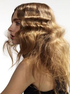 ✶ @cosmicdaylight ✶ Finger Wave Hair, Runway Hair, Crimped Hair, Editorial Hair, Hair Envy, Hair Art, Hair Waves, Messy Hairstyles, Hair Dos