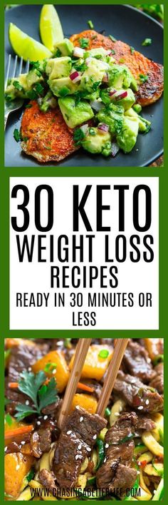 30 Keto Dinners You Can Make in 30 Minutes or Less Keto Guide, Keto Tips, Diner Recept, High Fat Diet, Keto Meals