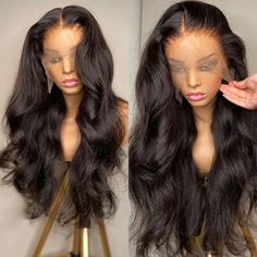 Frontal Wig Body Wave, Body Wave Lace Front Wig, Wave Lace Front Wig, Human Hair Color, Curly Human Hair Wig, Body Wave Wig, Body Wave Hair, Human Hair Lace Wigs, Bleached Hair