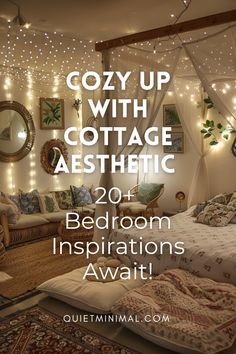 cozy up with cottage aesthetic bedroom inspirations