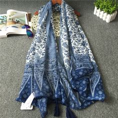 New Vintage Ethnic Silk Scarf Literature and Art Bali Yarn Blue and white porcelain Fringe Scarf Shawl

 

 

 
Material: Bali Yarn Linen Scarf, Tassels Decor, Linen Scarves, Scarf Material, Blue And White Porcelain, Tassel Scarf, Printed Silk Scarf, Fringe Scarf, Floral Scarf