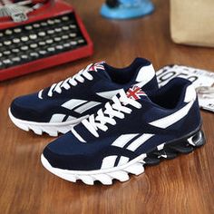 Mesh Shoes, Gym Shoes, Sneakers Blue, Designer Sneakers, Running Sneakers, New Balance Sneaker, Running Shoes For Men, Mens Trainers, Mens Casual Shoes