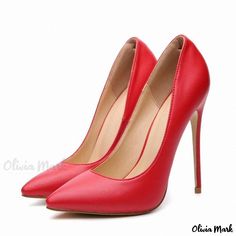 Olivia Mark - Luxury High-Heeled Single Shoe for Women Stylish Shoes For Women, Womens Red Shoes, Trekking Shoes, Shoe Sole, Casual Running Shoes, Super High Heels, Stiletto Shoes, Walking Boots, Boots And Sneakers