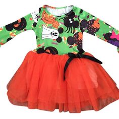 Cute Long Sleeve Halloween Spider Birthday Flower Girl Dress. Ruffle Sleeve Tulle Skirt Girl Dress. Cute Long Sleeve Halloween Girl Dress. Halloween Girl Dress Lightweight And Soft Fabric. 97% Cotton. Available: Comes In Size Xs(1-2 Years Old), S (2-3 Years Old), M (3-4 Years Old), L (4-5 Years Old), Xl (5-6 Years Old), Xxl (6-7 Years Old), Xxxl (7-8 Years Old). Available: Xs (1-2), S (2-3), M (3-4), L(4-5), Xl(5-6), Xxl(6-7), Xxxl(7-8) Run 1 Size Smaller Pp 501645 Black Orange Halloween Perfect Playful Dress-up Dresses For Fall, Red Halloween Dress For Dress-up, Red Dress For Halloween Dress-up, Multicolor Halloween Costume Party Dress, Multicolor Costume Dresses For Halloween, Orange Halloween Costume Dress, Multicolor Long Sleeve Dress For Costume Party, Fun Halloween Costume Dress, Fun Halloween Costume Party Dresses