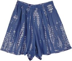 These soft and comfortable shorts are good for a multitude of aesthetics, from earth core to country to apt to wear to festivals.  The casual shorts have an elastic drawstring waist and feature a captivating brown and beige scale tie-dye effect, adding a unique touch to your outfit. #tlb #beachwrap #TieDye #bohemianfashion #FestivalWear Cotton Beachwear Bottoms For Festival, Bohemian Shorts With Elastic Waistband For Festivals, Bohemian Festival Shorts With Elastic Waistband, Bohemian Style Bottoms With Built-in Shorts, Bohemian Shorts With Elastic Waistband, Festival Bottoms With Elastic Waistband And Short Length, Bohemian Blue Shorts With Elastic Waistband, Bohemian Bottoms With Built-in Shorts, Casual High-waisted Shorts For Festivals