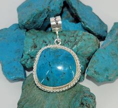 Kingman Turquoise Pendant, handcrafted Sterling jewelry gift. by BooneSilver on Etsy Unique Untreated Turquoise Necklace Gift, Unique Untreated Turquoise Necklace As Gift, Unique Untreated Turquoise Necklace For Gift, Spiritual Turquoise Round Pendant Necklace, Southwestern Turquoise Necklace With Large Stone As Gift, Spiritual Turquoise Necklace With Large Stone, Southwestern Turquoise Necklace With Natural Stones, Southwestern Style Turquoise Necklace With Natural Stones For Gift, Southwestern Turquoise Necklace With Natural Stones For Gift