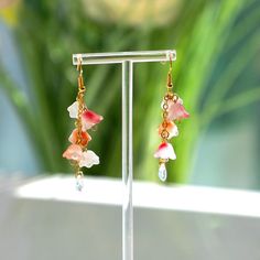 This Dangle & Drop Earrings item by MoonflowerJewelryCa has 116 favorites from Etsy shoppers. Ships from Canada. Listed on 03 Feb, 2023 Whimsical Dangle Earrings With Flower Charm, Dangle Crystal Earrings With Flower Charm As Gift, Delicate Pink Dangle Pearl Earrings, Flower Shaped Chandelier Earrings For Gift, Delicate Dangle Flower Earrings With Matching Set, Delicate Pearl Earrings With Dangling Beads Gift, Flower Drop Earrings With Dangling Beads For Gifts, Pearl Drop Earrings With Flower Charm, Handmade Flower Chandelier Earrings Gift