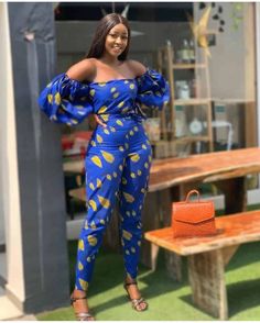 60 Modern Ankara Styles People Are Loving In 2020 | ThriveNaija Ankara Jumpsuit Styles, Style Collab, Ankara Styles For Kids, Jumpsuit Styles, Nigerian Fashion Ankara, Ankara Jumpsuit, Ankara Styles For Women, Beautiful Ankara Styles, Trendy Ankara Styles