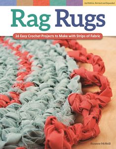 Use leftover fabrics to create fun and easy rugs! All you need are the foolproof and easy-to-follow instructions provided in this book, plus some fabric strips and a large crochet hook. You'll be amazed at how simple and fun it is to make beautiful rugs using inexpensive materials and supplies.With gorgeous color photographs and clear, straightforward instructions, Suzanne McNeill presents 16 lovely projects to make with strips of fabric. Crafters of all ages and skill levels will enjoy using he Heart Rugs, Toothbrush Rug, Rag Rug Diy, Homemade Rugs, Rag Rug Tutorial, Braided Rug Diy, Braided Rag Rugs, Crochet Rag Rug, Rug Tutorial