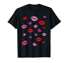 PRICES MAY VARY. Painted lip kisses for valentines or any day Lightweight, Classic fit, Double-needle sleeve and bottom hem Lip Kisses, Kiss Painting, Top Fashion Brands, Shop Top, Fashion Brands, Branded T Shirts, Top Styles, Fashion Branding, Kiss