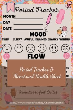 Track your menstrual cycle and stay on top of your reproductive health with our digital printable period tracker. With our tracker, you can easily monitor your cycles, including symptoms, hormonal changes, and cramps. We also include helpful tips and reminders to help you keep track of your hygiene and practice self-care. From natural remedies for cramps to helpful tracking tools, our period tracker will help you stay in control of your menstrual health. Hygiene Tracker, Remedies For Cramps, Period Cramp Remedies, Natural Remedies For Cramps, Period Cramp, Track Period, Cramp Remedies