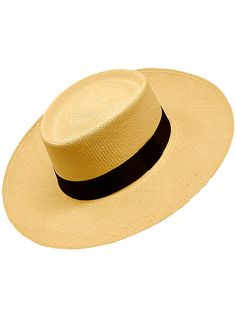 Brand: Gamboa Color: Light brown Material: Toquilla Straw Brim: 10 - 11 cm. (3 9/10" - 4 2/5") Wide BrimGrade: 3 - 4 learn more Sweatband: Cotton Twill, 3 cm. (1.18") Crown: 10 cm. (4") Ribbon: LinenDescription: A comfortable hat, handmade in Cuenca, the worldwide famous Panama Hat town in Ecuador. This Panama Chemise (Gambler) for men is a top quality, casual and elegant hat. Each hat is individually blocked and trimmed to meet the highest quality standards. PERFECT FOR GARDENING: This Panama g Cuban Hat, Panama Hat Style, Borsalino Hats, Panama Hat Men, Gambler Hat, Women Fedora, Black Fedora Hat, Poncho Pullover, Gardening Hat