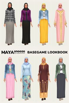 Basegame/  NOCC/ Mod-Free Sims Skins, Sims Family, Cc Lookbook