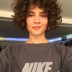 Haircuts For Short Curly Hair, Curly Hair Photos, Hair 2018, Short Curly Styles, Curly Hair With Bangs