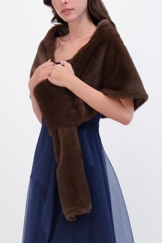 A plush layer of elegance, this faux mink stole is the perfect accessory for sophisticated occasions. REF: 8890008 Winter Shrug, Beige Wedding Dress, Faux Fur Wedding, Bridesmaid Wrap, Off White Wedding Dresses, Faux Fur Shrug, Grey Wedding Dress, Bridesmaid Headband, Mink Stole