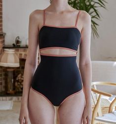 Black Tankini One Piece Swimsuit (Sexy) Black Swimsuit Outfit, Black Tankini, Swimsuits Outfits, Best Swimsuits, Cute Bathing Suits, Cute Swimsuits, Mode Inspo, Summer Beach Wear, Black Swimsuit