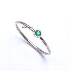 "RING DETAIL Metal : 925 sterling silver Center stone : Natural Colambian Emerald Size of stone : 3mm Shape : Round About gems stone Emerald Emerald is a valuable gemstone that is likewise referred to by different names, for example, \"Panna\", \" Zamarrud\", \"Maragdam\", and \"Greenstone\" The tone changes from green to greenish-blue. It has a place with the mineral Beryl, the green is brought about by the presence of chromium, vanadium or iron (or any blend of those three components) and inco Ring Cheap, Star Ruby Ring, Shower Rings, Smaragd Ring, Natural Emerald Rings, Casual Rings, Zierlicher Ring, Ring Emerald, Greenish Blue