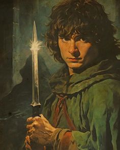 Lord of the Rings as Dark Fantasy novel 👀 Double tap if you find it cool! Tag someone who needs to see this 👆🏼 Follow @lotrology for more… | Instagram Frodo Lord Of The Rings, Lord Of The Rings Images, Frodo Reading, Old Fantasy Art, Fellowship Of The Ring Aesthetic, Jrr Tolkien Art, The Lord Of The Rings Aesthetic, Lotr Pfp, Lord Of The Rings Hobbits