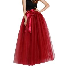 PRICES MAY VARY. 5 layers in total. 4 layers tulle and 1 layer lining.Made of smooth and comfortable fabric.Looks puffy Adjustable and elastic waistband design Burgundy,mint,royal blue ,Burgundy ,etc ,all colors and sizes for you to choose Ideal for prom,wedding party,cocktail party or causal wear Please double check the waist size before you place the oder.If you want the size to be custom made ,please mail us and send us your specific waist size. Pretty skirt for prom, wedding party, cocktail Puffy Tulle Skirt, Tulle Skirts Outfit, Long Tutu, Tutu Party, Tulle Long Skirt, Full Tulle Skirt, Puffy Skirt, Tulle Maxi Skirt, Evening Skirts