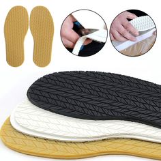 Full Sole Protector Wear-resistant Non-slip Sole Stickers Pads Sneaker Repair Worker Rubber Shoe Shoe Accessories Diy, Earth Pattern, Shoe Repair, Rubber Shoes, Sole Shoes, Good Grips, Soft Rubber, Unique Patterns, Rubber Sole