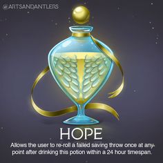 an advertisement for artisanities featuring a glass bottle with wings and gold ribbon around it