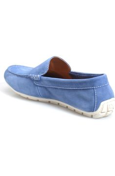 Product Image 95 Classic Blue Moc Toe Leather Shoes, Formal Blue Leather Moc Toe Shoes, Classic Slip-on Moc Toe Boat Shoes, Slip-on Moc Toe Loafers For Driving, Blue Leather-sole Moccasins With Round Toe, Driving Shoes Men, Fashion Boy, Shoe Men, Kids Fashion Boy