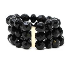 Free Shipping On This Item (No Minimum Purchase Required) Triple Strand Stretch Bead Bracelet Black The beads are plastic. Christina's adorable online gift boutique is packed with the perfect selection of personalized gifts for your bridal party, baby shower, holiday gifts, sorority girls, a little something for a friend or for yourself, this is the place to shop. The best gifts are always from Christina's! Sorority Girls, Sorority Girl, Online Gift, Bracelet Black, Gift Boutique, Online Gifts, Bead Bracelet, Stretch Bracelets, Sorority