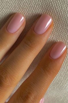 Grow Natural Nails, Pink Natural Nails, Nails Model, Natural Nails Manicure, Pink Nail, Neutral Nails