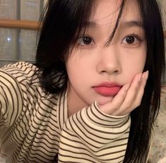 Korean Face, Korean Aesthetic, Uzzlang Girl, Cute Eyes, Girls Eyes, Pretty Selfies