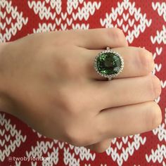 A forest green tourmaline makes a stunning alternative to a diamond for a proposal! Try on this @vramjewelry ring at @twobylondon . . . #twobylondon #love #vram #vramjewelry #tourmaline #green #style #engagementring #cocktailring #style #unique #manhasset #longisland Green Style, Green Tourmaline, Cocktail Rings, Try On, Forest Green, Tourmaline, Forest