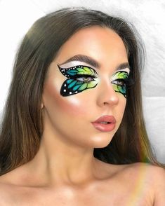 Holloween Makeup, Vibrant Makeup, Smink Inspiration, Eye Makeup Designs, Colorful Eye Makeup, Edgy Makeup