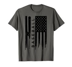 PRICES MAY VARY. Grab this Baseball US American Flag T-Shirt for your baseball lover It's a perfect sports gift idea & present for Birthday, Father's Day, Mother's Day or Christmas! This Baseball US American Flag T-Shirt is a perfect gift for baseball lovers, players, catchers, pitchers, fans, team and coach! Browse our brand for more sport tees apparel & decoration for boys, girls, youth, men, women & kids! Lightweight, Classic fit, Double-needle sleeve and bottom hem Sports Fan T-shirt With Team Name For Baseball Season, Sports T-shirt With Team Logo For Baseball Season, Sports Fan T-shirt For Baseball Season, Cotton Moisture-wicking T-shirt For Baseball Season, Pre-shrunk Athletic Heather T-shirt For Sports, Sports Fan T-shirt With Team Logo For Baseball Season, Team Logo T-shirt For Baseball Season Sports Events, Athletic Heather T-shirt With Letter Print For Sports, Basic Pre-shrunk T-shirt For Sports